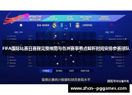 FIFA国际比赛日赛程完整指南与各洲赛事看点解析时间安排参赛球队 FIFA国际比赛日赛程完整指南与各洲赛事看点解析时间安排参赛球队